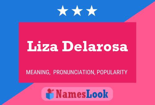 ملصق اسم Liza Delarosa