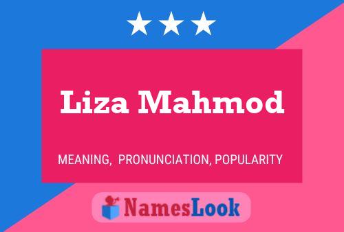 ملصق اسم Liza Mahmod