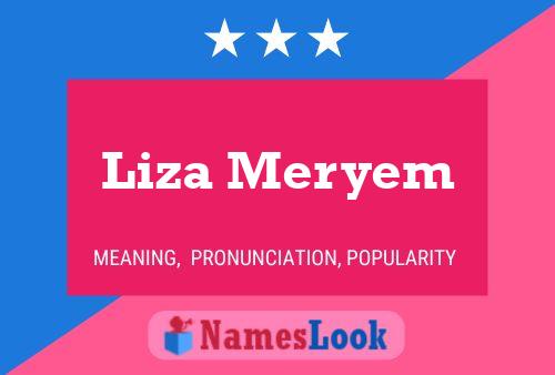 ملصق اسم Liza Meryem