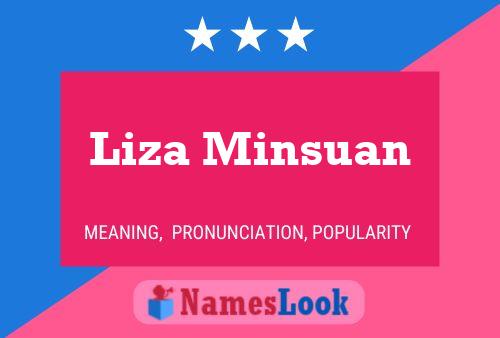 ملصق اسم Liza Minsuan