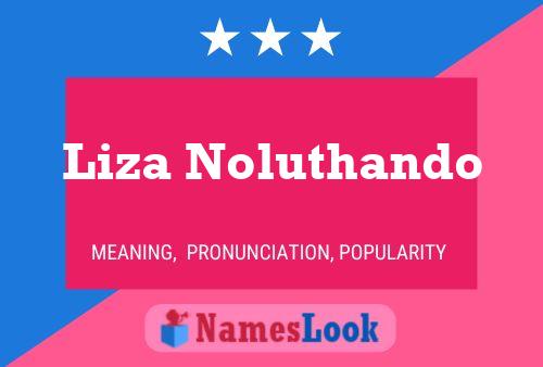 ملصق اسم Liza Noluthando