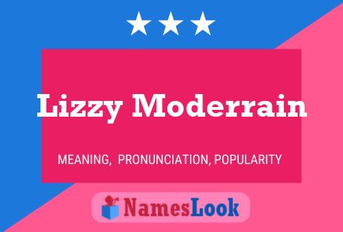 ملصق اسم Lizzy Moderrain