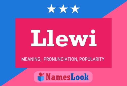 ملصق اسم Llewi