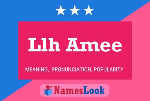 ملصق اسم Llh Amee