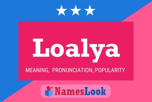 ملصق اسم Loalya