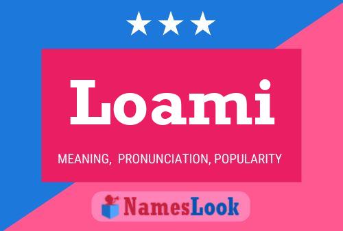 ملصق اسم Loami