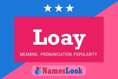 ملصق اسم Loay