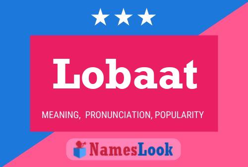 ملصق اسم Lobaat