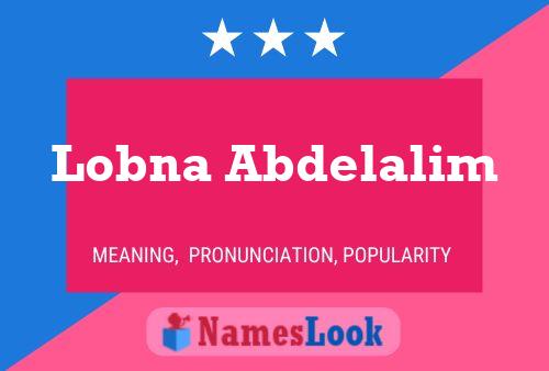 ملصق اسم Lobna Abdelalim