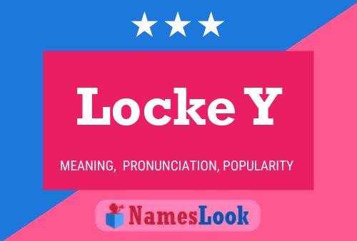 ملصق اسم Locke Y