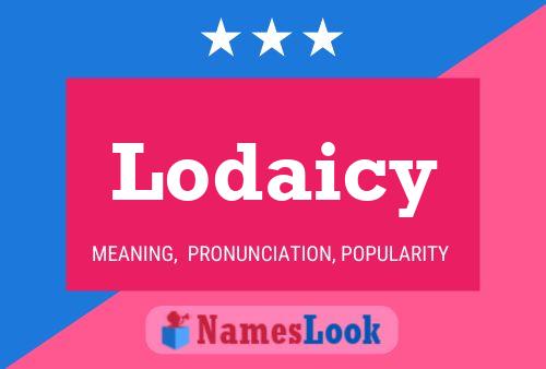 ملصق اسم Lodaicy