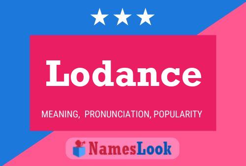 ملصق اسم Lodance