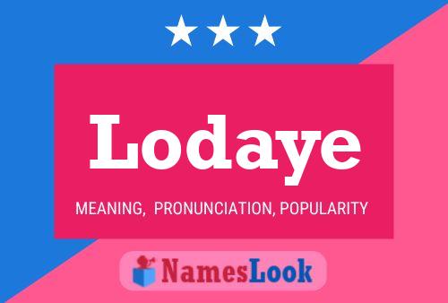 ملصق اسم Lodaye