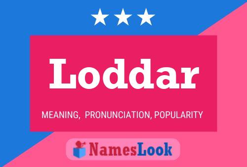 ملصق اسم Loddar