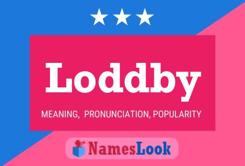 ملصق اسم Loddby