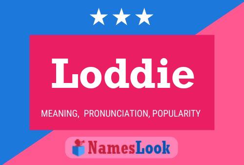 ملصق اسم Loddie