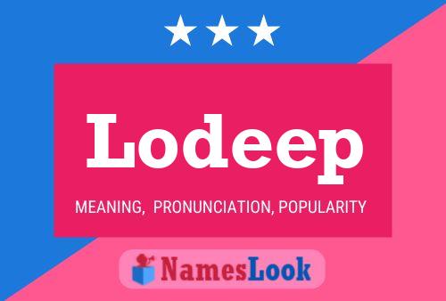 ملصق اسم Lodeep