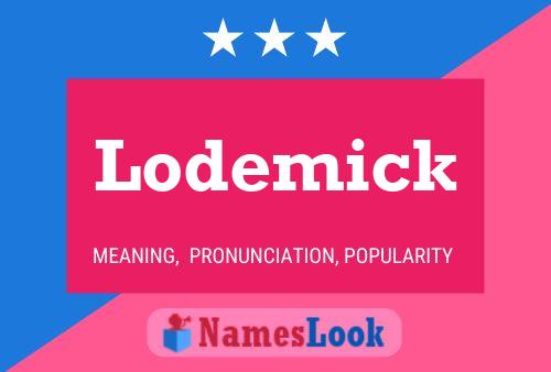 ملصق اسم Lodemick