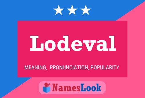 ملصق اسم Lodeval