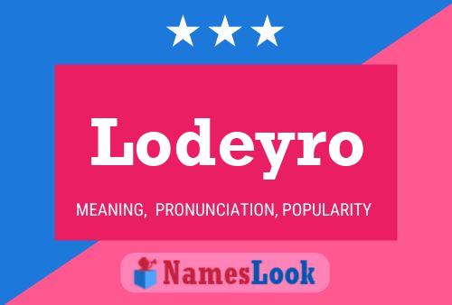 ملصق اسم Lodeyro