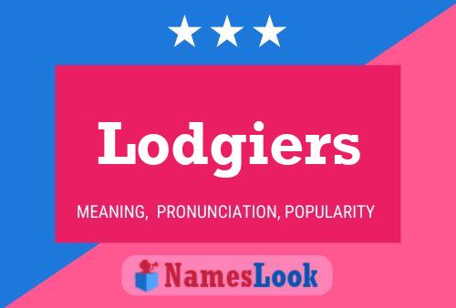 ملصق اسم Lodgiers