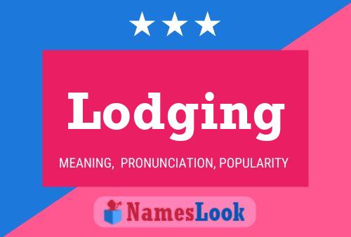 ملصق اسم Lodging