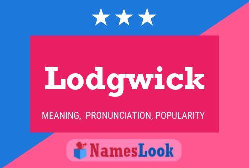 ملصق اسم Lodgwick