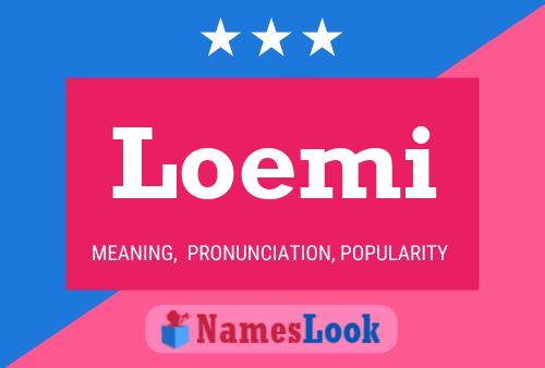 ملصق اسم Loemi