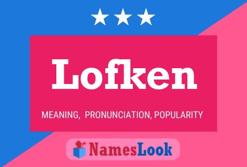 ملصق اسم Lofken