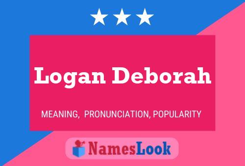 ملصق اسم Logan Deborah