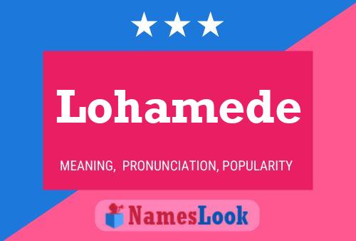 ملصق اسم Lohamede