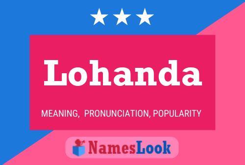 ملصق اسم Lohanda