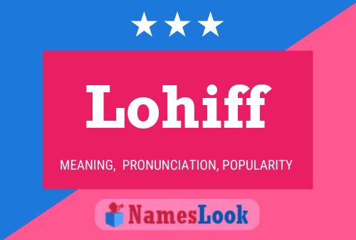 ملصق اسم Lohiff