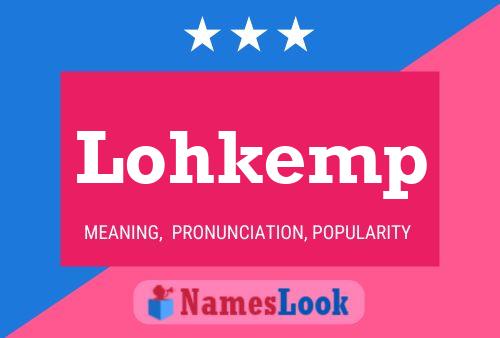 ملصق اسم Lohkemp