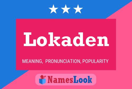 ملصق اسم Lokaden