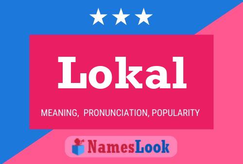 ملصق اسم Lokal