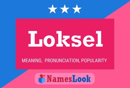 ملصق اسم Loksel