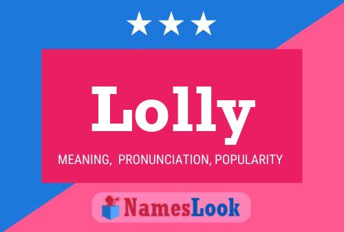 ملصق اسم Lolly