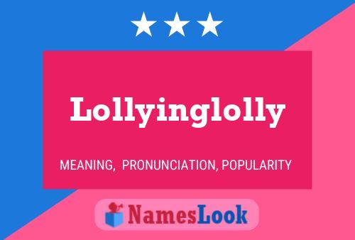 ملصق اسم Lollyinglolly