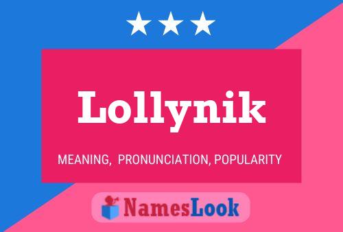 ملصق اسم Lollynik