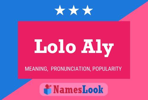 ملصق اسم Lolo Aly