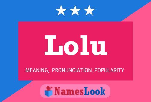 ملصق اسم Lolu