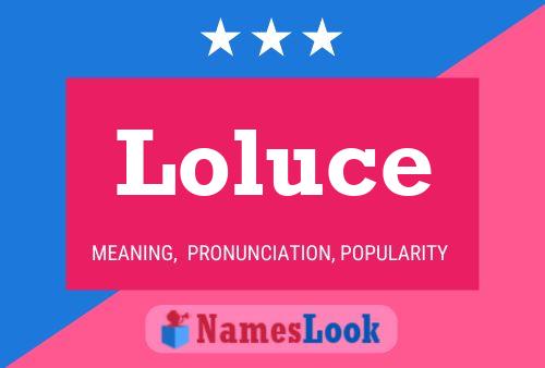 ملصق اسم Loluce