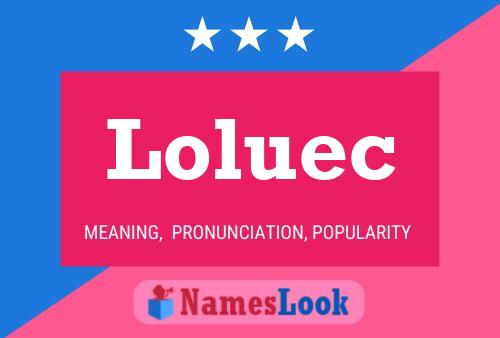 ملصق اسم Loluec