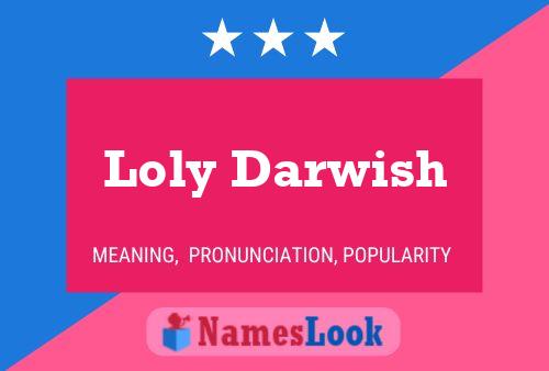 ملصق اسم Loly Darwish