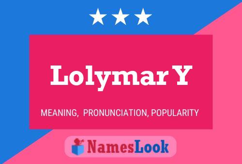 ملصق اسم Lolymar Y