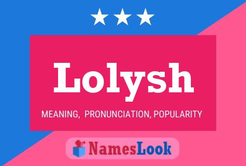 ملصق اسم Lolysh