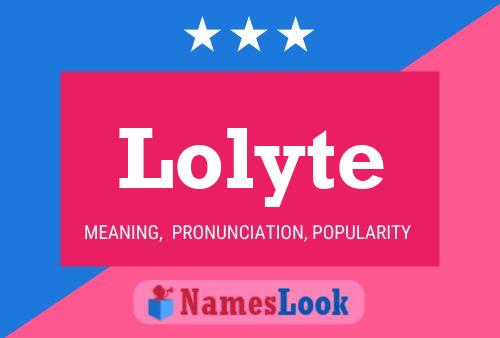 ملصق اسم Lolyte