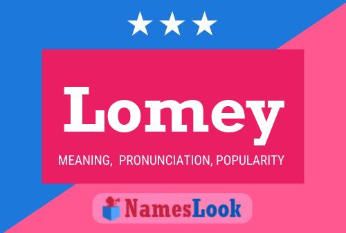 ملصق اسم Lomey