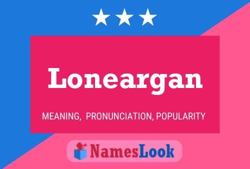 ملصق اسم Loneargan